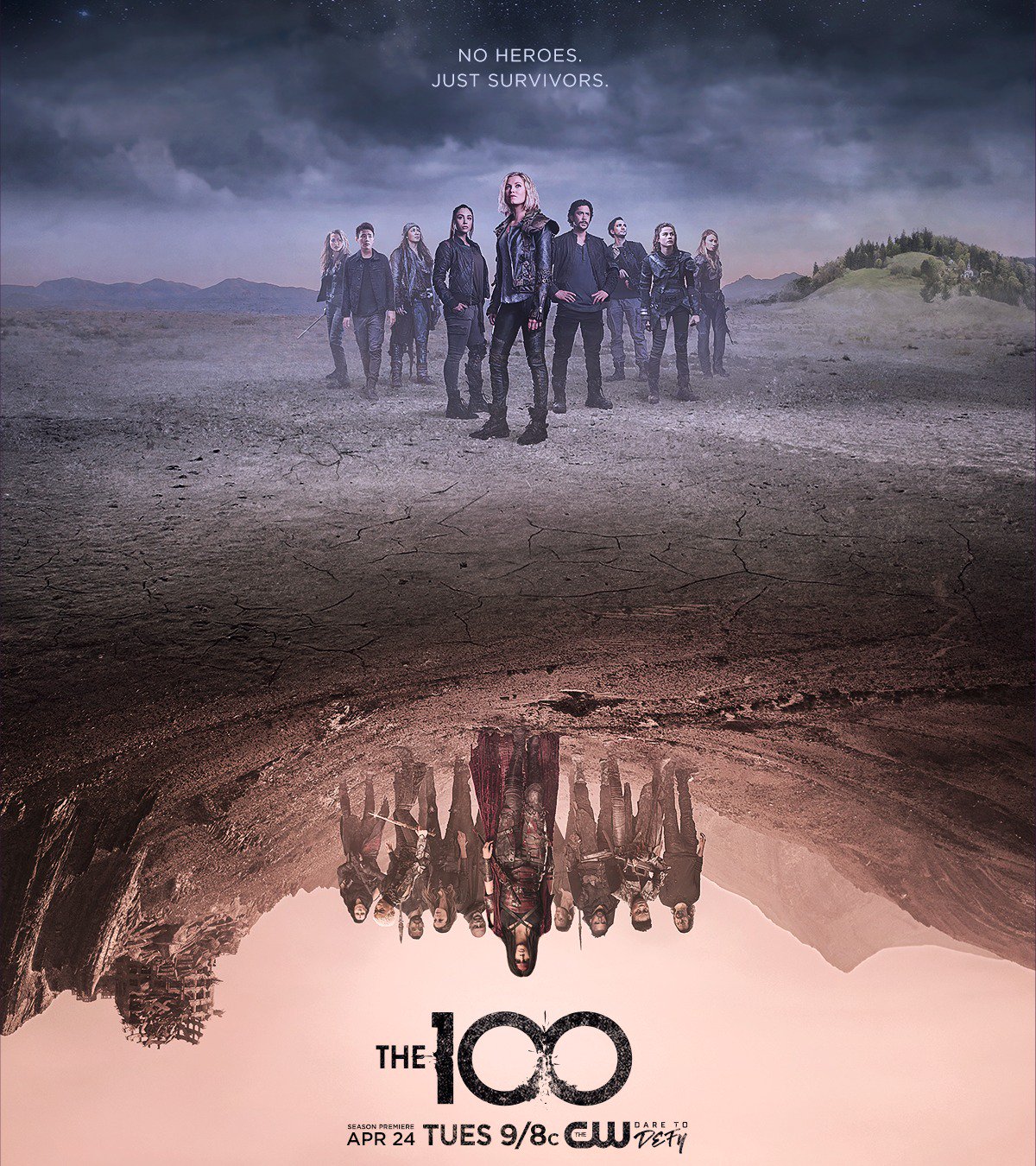 Affiche de la Saison 5 de the 100